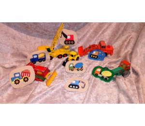 ITH Stickserie - Anhänger Baustelle